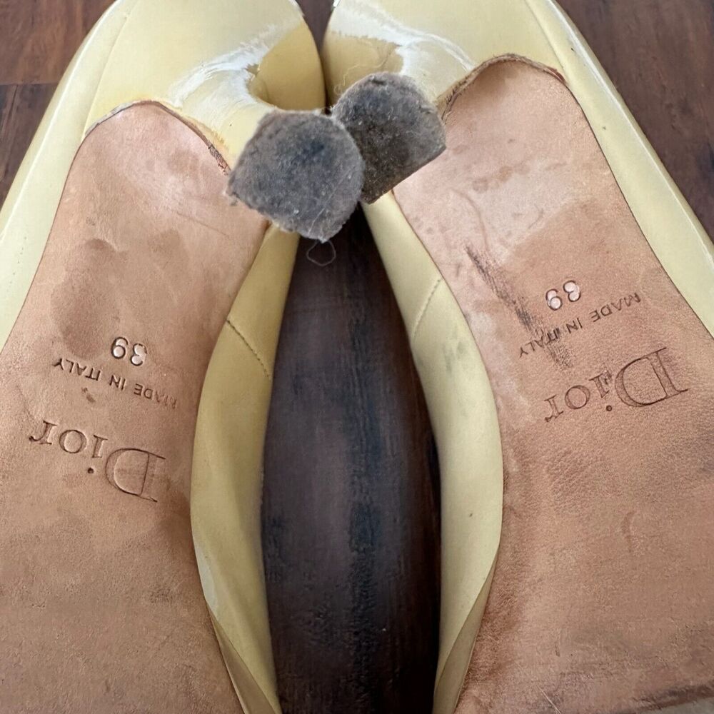 CHRISTIAN DIOR Miss Dior Pump Heels 10.5 CM in Beige Clair *FLAW* - Picture 11 of 14